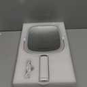 Lighted Makeup Mirror, 2600mAh Rechargeable 1x/10x Magnifying Vanity Mirror, 8.5" Height Adjustable Makeup Mirror with Lights 3 Color, 360 Rotation 2-Sided Light up Large Desk Mirror, Gifts for Women