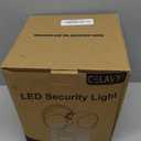 CELAVY 15W 1500 Lumen LED Security Lights with Motion Sensor Outdoor, 3000K/ 5000K Light, IP65 Waterproof, Dusk to Dawn, Dual-Head Motion Detected Flood Wall Light for Garage Yard Porch (Black)