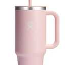 Hydro Flask 40 Oz Travel Tumbler with Handle, Lid and Straw - Insulated Stainless Steel in Trillium