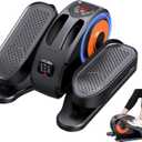 Under Desk Elliptical, Electric Seated Pedal Exerciser, Quiet & Compact Mini Ellipse Leg Exerciser with Display Monitor, Remote Control and 12 Adjustable Speeds, Elliptical Machine for Home