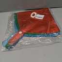 30PCS Double Sided Square Foil Balloons Wall,19 Inches Chrome Foil Balloons Tunnel Arch Garland Kit for Birthday,Anniversary,Wedding,Graduation Party Background Graduation Party Decoration (Red Green and Blue Lightblue)