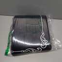 Laundry Room Rug Runner, 20"x47" Non Slip Laundry Mat Organization Washable Floor Carpet Farmhouse Decor for Kitchen Bathroom Mudroom Washroom Black W1-black