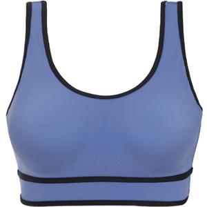 XUNYU Padded Sports Bras for Women Support Push Up Workout Tops Open Back Yoga Gym Bra U Back Crop Tank Top with Built in Bra (Black)