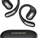 Monster AC317 Open Ear Headphones, Wireless Stereo Sound, Bluetooth 5.4 Technology, 24H Playback Battery, Crystal Clear Calls, Type-C Charging, Touch Control, Sweat Resistant Earbuds, Dark Black