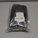 Tablecloths for Rectangle Tables, 54 x 108 Inches, Resistant Polyester Fabric for 6 Foot Tables Covers for Parties, Events (5 Pack Black)