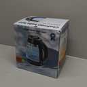 Chefman Electric Kettle, 1.8L 1500W, Hot Water Boiler, Removable Lid for Easy Cleaning, Auto Shut Off, Boil-Dry Protection, Stainless Steel Filter, BPA Free, Borosilicate Glass Electric Tea Kettle (Black)