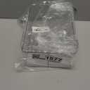 Clear Tea Bag Organizer, Dresser Organizers Drawer Organzier Storage Container with Removable Dividers, Plastic Storage Bin with Lid, Organizer for Scarves Ties Bras (Medium-8 Grids)