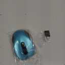 WisFox 2.4G Wireless Mouse for Laptop, Ergonomic Computer Mouse with USB Receiver and Type-C Adapter, 3 Adjustable Levels, 6 Button Cordless Wireless Mice for Windows Mac PC Notebook (Green)