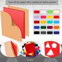 Adrattnay Acrylic Sheets 1/8" Thick, 20Pcs 8 x 8 in Cast Acrylic Sheets 3 mm for Laser Cutting, Opaque Colored Acrylic Panels for Signs, Pet Tags, DIY Crafts Decoration Laser Engraving Material