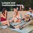 BBMVP Womens Sandals, Summer Beach Sandals for Woman 2025, Womens Slides, Women Beach Sandals & Summer Shoes Comfortable, Pool Slip On Sandals Women (Black)