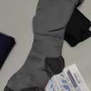 Doctor's Select 3 Pairs Plus Size Compression Socks Wide Calf - Up to 6XL | 20-30 mmHg Compression Socks for Women Wide Calf (XX-Large, 1 Pair Black, 1 Pair Grey, 1 Pair Navy)