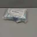 Hillban Cat Muzzle for Grooming with 4 Silicone Boots Breathable Transparent Face Guard Silicone Cat Claw Covers Anti Scratch Booties to Prevent Scratching Biting Bathing Trimming(Medium)