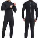 Lemorecn Mens Wetsuits Jumpsuit Neoprene 5/ 4mm Full Body Diving Suit for Men
(Large)