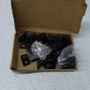 24 Set Black 3030 Series Aluminum Extrusion Profile Connector, Includes 1pc Wrench, 24pcs 2835 Corner Bracket, 48pcs M6 T-Slot Sliding Nuts and Hex Screw Bolt for 20S Aluminum Rail Accessories