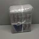 Bedsure Gentlesoft 100% Cotton Blanket Queen Size for Bed - Breathable and Soft for Spring Summer, Thick Cozy Waffle Weave Blanket Gifts for Women, Grey, 90x90 Inches