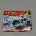LEGO NINJAGO Zane’s Ice Motorcycle Toy with 1 Minifigure Included, Buildable Model Vehicle, Ninja Gift for Kids Ages 7 and Up, 71816