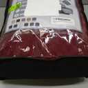 ULTICOR 8-Pieces Recliner Sofa Covers, Jacquared Stretch Couch Covers for 3 Cushion Reclining Sofa Slipcovers Thick Soft Washable (Style 1) (Burgundy - Red, 3 Seater Recliner Cover)