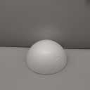 FloraCraft SmoothFM Hollow Half Ball White (12 x 12 x 6")