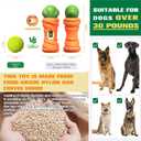 KADTC XL 2-in-1 Durable Dog Bully Stick Holder & Indestructible Chew Toy for Aggressive Chewers, Bone Holder for Medium Large Dogs, Carrot-Shaped