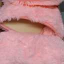 KICHOWUA Thick Area Rug 4x6 Pink Fluffy Shag – Ultra Soft Thickened Plush Washable Carpet, Non-Slip Fuzzy Shaggy Rug for Girls Bedroom, Kids’ Room, Nursery, Baby, Dorm, Living Room Cozy Décor