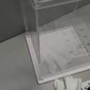 Clear Acrylic Plastic Display Case Clear Plastic With White Base