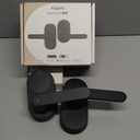 Aqara Smart Lock U300, Fingerprint Keyless Entry Door Lock with Handle, Matter Over Thread with Apple Home Keys, Touchscreen Keypad, Smart Lever Lock Supports Apple Home, Alexa, Google, IFTTT, Black