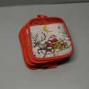 Jingmore 12 Pcs Christmas Pot Holders with Pocket Xmas Retro Pot Holders for Kitchen Winter Hot Pads Oven Mitts Cookie Bag Cute Heat Resistant Farmhouse Oven Gloves Baking Cooking