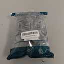 Clear Square Chair Leg Protectors for Hardwood Floors, 24Pcs Silicone Chair Legs Caps to Prevent Floor from Scratches and Reduce Noise, Easy to Move(1.5 Inch Transparent)