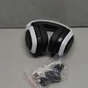 Ozeino 2.4GHz Wireless Gaming Headset for PC, Ps5, Ps4 - Lossless Audio USB & Type-C Ultra Stable Gaming Headphones with Flip Microphone, 40-Hr Battery Gamer Headset for Switch, Laptop, Mobile, Mac (Black and White)