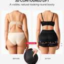 Nebility Butt Lifting Shapewear with Butt Pads - Padded Underwear for Women Booty Lifter Shorts Lace Hip Enhancer (Black, M)