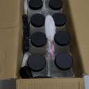 10 Pack 16oz Glass Juice Bottles with Lids - Reusable Juicing Bottles Glass Drinking Jars Containers with Airtight Lids & Cleaning Brush - Perfect for Juicing,Milk,Kombucha, and Storage