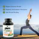 Vitamin C 1000mg Capsules - Dietary Supplement for Immune Support, Antioxidants Absorption, and Joint Health, High Potency Formula - 100 Count, 1000mg