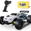 Tecnock RC Cars Remote Control Car for Kids, 1:18 Scale 20 KM/H 2WD Offroad Buggy, 2.4GHz RC Racing Car with USB-C Easy Charging & 50 Mins Playtime, Toys Gifts for Boys & Girls