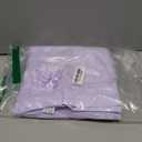 2 Pcs Butterfly Hand Towels Light Purple Bathroom Decor 14x29 Inch Embroidered 100% Cotton Soft Absorbent Spring Summer Washcloths Decorative Hand Towels for Bathroom Kitchen