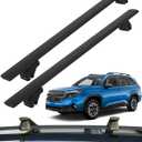 330lbs All-Metal Roof Rack Cross Bars Fit for Subaru Forester 2014-2026, Heavy Duty Aluminum Extended Crossbars for Cargo Carrier, Lock-Free Design
