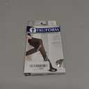 Truform Sheer Compression Stockings, 8-15 mmHg, Women's Thigh High Length, 20 Denier, Beige, Medium