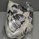 Jekeno Gothic Skull Blanket Cat Bat Mushroom Gifts for Women Men Kids Girls Boys Mom Wife Husband Dad Halloween Birthday Christmas Skeleton Horror Dark Presents Home Bedroom Room Decor Throw 50"x60" (Black Gray)