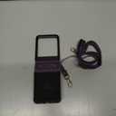 ASAPDOS for Motorola Razr 2025/2024 Wallet Case - 5 Card Slots RFID Blocking | Detachable Crossbody Strap & Wristlet | Snap Magnetic Cover | Shockproof PU Leather Purple