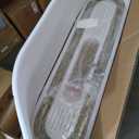 L54in Alabaster Chandelier for Dining Room, Rectangular Modern Chandelier, Spanish Natural Marble Chandeliers, 2-Tiers Pendant Lights Kitchen Island, Chandelier for Living Room, For Foyer, Entryway