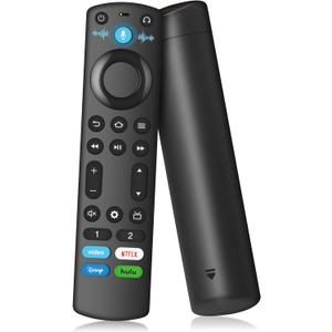 Replacement Voice Remote Control Fit for All Fires Smart TV Cube, 4K/4K Max (1st/2nd Gen), TV Stick (2nd/3rd Gen)/Lite/HD, Smart TV 3rd Gen, for All Hisense, TCL, 4-Series, Insignia-Toshiba-Pioneer