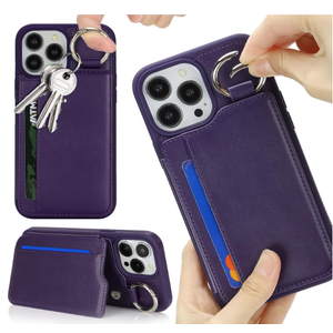 Case for iPhone 13 pro max & iPhone 12 Pro Max Case Wallet magsaf Compatible 2 in 1 Detachable Magnetic with Card Holder Back Cards Slot Leather Shockproof Stand Phone Cover Women Men, Deep Purple