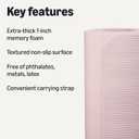 Amazon Basics Extra Thick Exercise Yoga Mat with Carrying Strap