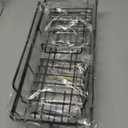 EUDELE Adhesive Shower Caddy, 5 Pack Rustproof Stainless Steel Bath Organizers With Large Capacity, No Drilling Shelves for Bathroom Storage & Home Decor (XL size, Black)