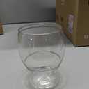 TOSSWARE POP 12oz Pint Jr SET OF 48, Premium Quality, Recyclable, Unbreakable & Crystal Clear Plastic Beer Glasses, 48 Count (Pack of 1)