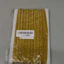 FINGERINSPIRE 15Yards Metallic Braid Lace Trim Gold Centipede Lace Ribbon Decorated Gimp Trim 5/8" x1.5mm for Christmas Halloween Decoration Wedding Bridal, Costume or Jewelry, Crafts and Sewing