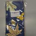 Bird Fall Pillow Covers 18x18 Set of 2 Navy Autumn Leaf Animal Print Pillow Cases Mushroom Acorns Pattern Outdoor Decorative Holiday Cushion Cover Rustic Decoration Farmhouse Home Sofa Couch Bed Decor