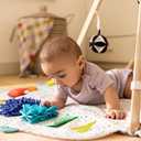 Lovevery, The Play Gym with Sensory Strands, Tummy Time Play Mat with Developmental Zones & Detachable Sensory Toys, Parent-Approved Baby Essential