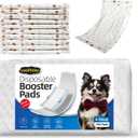 Disposable Dog Diaper Booster Pads XS - 100 Count, Dog Diaper Liners for Male and Female Dogs, Inserts Fit Most Puppy Diapers - Pet Belly Bands and Male Dogs Wraps (Paws)
