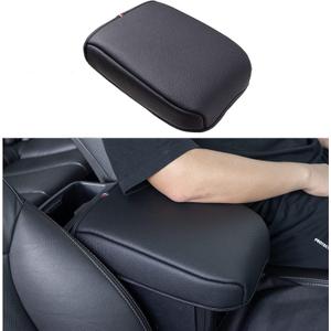 JDMCAR Center Console Cushion Compatible with Toyota Tacoma Accessories 2016-2022 2023, Customized PU Leather Cover Center Console Lid Protector