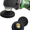 Rubber Backer Pad 5 Inch Hook and Loop Backing Pad for Angle Grinder, Hand Grinder - Arbor 5/8"-11